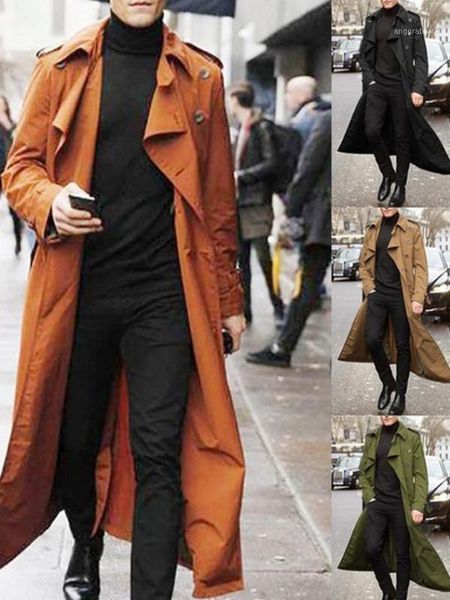 2020 spring autumn new men's long windbreaker solid color fashion casual jacket lapel double-breasted male trench coat overcoat1, Tan;black
2020 spring autumn new men's long windbreaker solid color fashion casual jacket lapel double-breasted male trench coat overcoat1, Tan;black