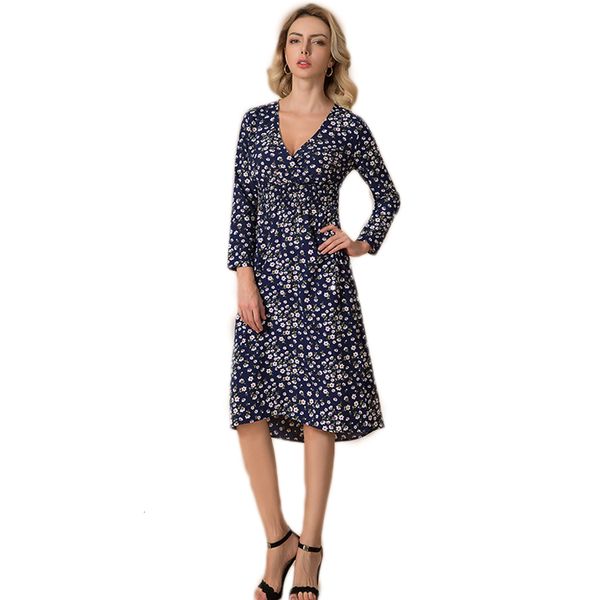 2021 new women floral print casual loose long sleeve summer bohemian beach wear es high waist ladies v neck party u0b8, Black;gray
2021 new women floral print casual loose long sleeve summer bohemian beach wear es high waist ladies v neck party u0b8, Black;gray