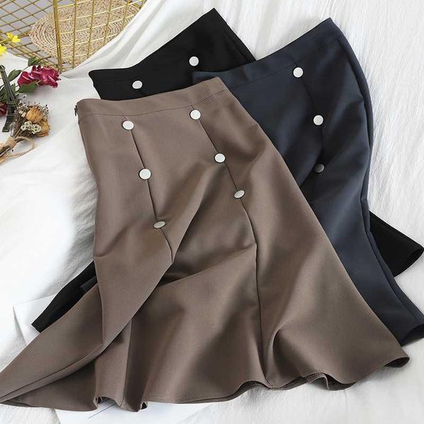gagaok women office lady skirt spring autumn new solid button empire a-line slim bodycon wild chic female fashion korean skirts1, Black
gagaok women office lady skirt spring autumn new solid button empire a-line slim bodycon wild chic female fashion korean skirts1, Black