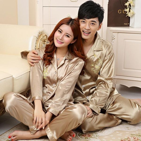 women's sleepwear couple pajama sets silk satin pijamas home suit pyjama for lover man woman lovers' clothes -3xl1, Black;red
women's sleepwear couple pajama sets silk satin pijamas home suit pyjama for lover man woman lovers' clothes -3xl1, Black;red
