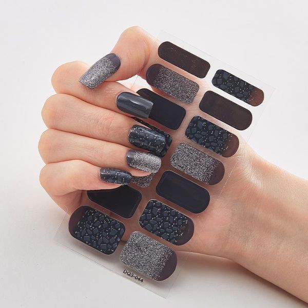 stickers & decals three sorts 0f nail glitter series minimalist design designed strips tips designer manicure, Black
stickers & decals three sorts 0f nail glitter series minimalist design designed strips tips designer manicure, Black
