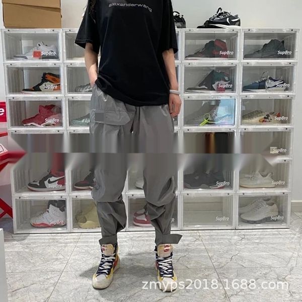 uk3am 200817 early autumn cool and handsome men and women lovers high street woven pants style casual functional sports casual pants zzik0, Blue
uk3am 200817 early autumn cool and handsome men and women lovers high street woven pants style casual functional sports casual pants zzik0, Blue