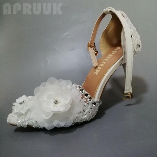 summer wedding shoes bride white lace flower plus size ankle buckle straps point toes thin heels bridal lace pump shoes, Black
summer wedding shoes bride white lace flower plus size ankle buckle straps point toes thin heels bridal lace pump shoes, Black