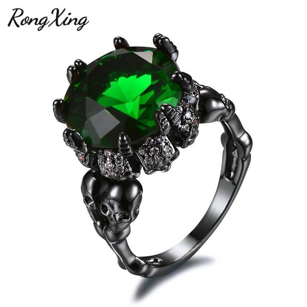 rongxing big round green zircon double skull rings for women vintage punk black gold filled birthstone ring dropshipping jewelry, Slivery;golden
rongxing big round green zircon double skull rings for women vintage punk black gold filled birthstone ring dropshipping jewelry, Slivery;golden