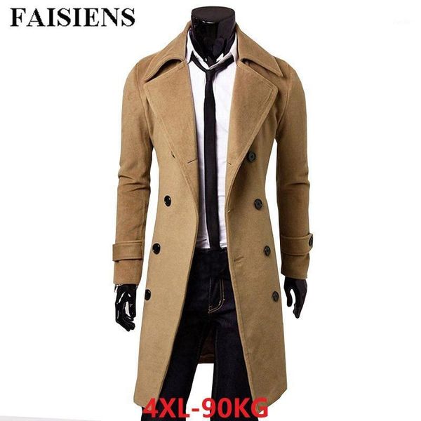 faisiens men autumn winter casual blends jackets plus size 4xl business thick slim fit khaki trench overcoat long peacoat1, Black
faisiens men autumn winter casual blends jackets plus size 4xl business thick slim fit khaki trench overcoat long peacoat1, Black