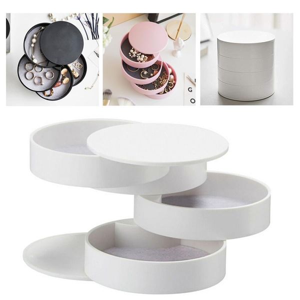 4 layers jewelry storage box 360 degrees rotary holder jewelry organizer for earrings jewlery box trinket gift, Pink;blue
4 layers jewelry storage box 360 degrees rotary holder jewelry organizer for earrings jewlery box trinket gift, Pink;blue