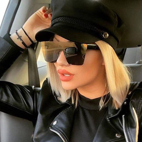 sunglasses rectangle black women 2021 brand design mens oversized square sun glasses vintage retro shades shield eyewear oculos, White;black
sunglasses rectangle black women 2021 brand design mens oversized square sun glasses vintage retro shades shield eyewear oculos, White;black
