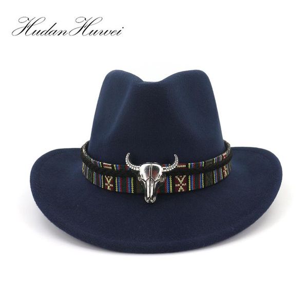 cloches wide brim western cowboy jazz hat cap men women wool felt fedora hats ribbon metal bullhead decorated black panama
cloches wide brim western cowboy jazz hat cap men women wool felt fedora hats ribbon metal bullhead decorated black panama