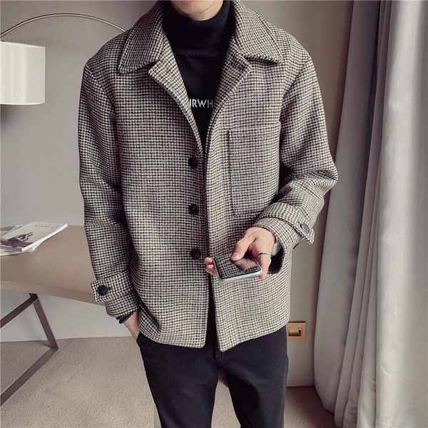 men's trench coats windbreaker 2021 autumn slim pure color woolen fashion loose casual personality youth wear, Tan;black
men's trench coats windbreaker 2021 autumn slim pure color woolen fashion loose casual personality youth wear, Tan;black