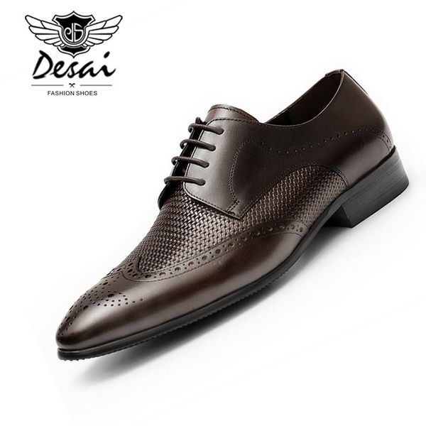 desai 2020 new hollowing men's genuine leather shoes business dress brogue oxfords shoes men formal black shoe eur size 37-44
desai 2020 new hollowing men's genuine leather shoes business dress brogue oxfords shoes men formal black shoe eur size 37-44