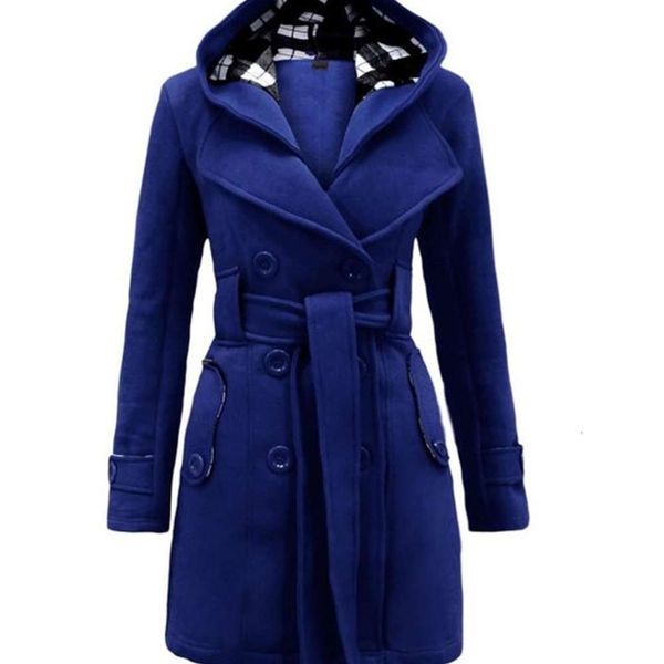women winter hooded belt autumn button slim outerwear spring plaid medium-long female warm windproof overcoats jackets and coats woman new, Black
women winter hooded belt autumn button slim outerwear spring plaid medium-long female warm windproof overcoats jackets and coats woman new, Black