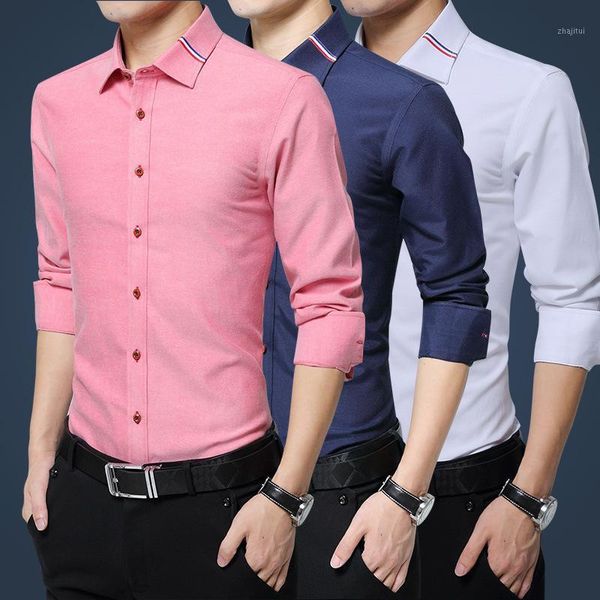 kh spring and autumn cotton mens shirt fashion slim fit long sleeve solid color casual shirts plus size ~5xl1, White;black
kh spring and autumn cotton mens shirt fashion slim fit long sleeve solid color casual shirts plus size ~5xl1, White;black