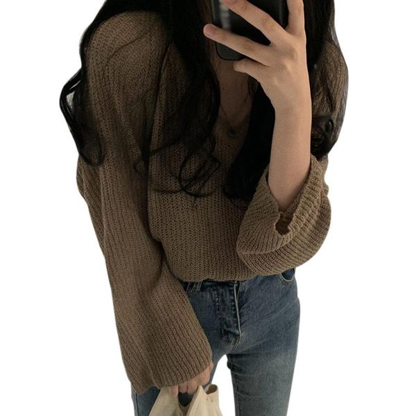 autumn spring women sweaters lazy-style long-sleeved thin sweater loose sunscreen sweater new arrivals 2020 hot, White;black
autumn spring women sweaters lazy-style long-sleeved thin sweater loose sunscreen sweater new arrivals 2020 hot, White;black