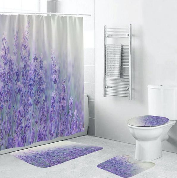 bath accessory set vintage plant lavender purple shower curtains mat toilet cover bathroom accessories rug
bath accessory set vintage plant lavender purple shower curtains mat toilet cover bathroom accessories rug