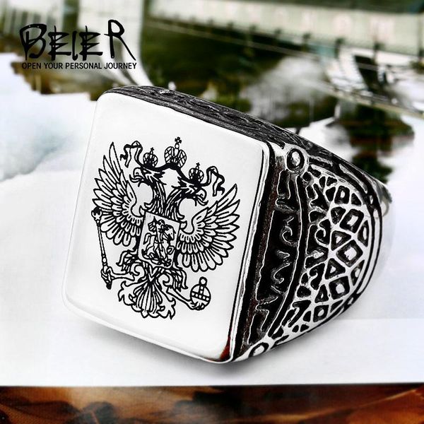 men's a coat arms of signet stainless steel the russian emblem ring for men br8-353, Golden;silver
men's a coat arms of signet stainless steel the russian emblem ring for men br8-353, Golden;silver