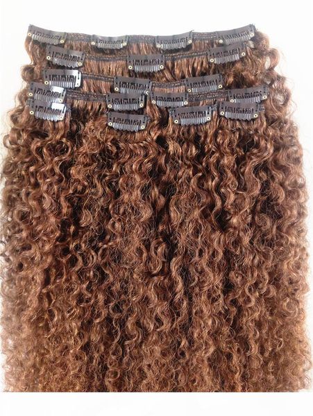 new brazilian human curly hair weft clip in human hair extensions brown 30# color 9pcs bundles kinky curl, Black;brown
new brazilian human curly hair weft clip in human hair extensions brown 30# color 9pcs bundles kinky curl, Black;brown