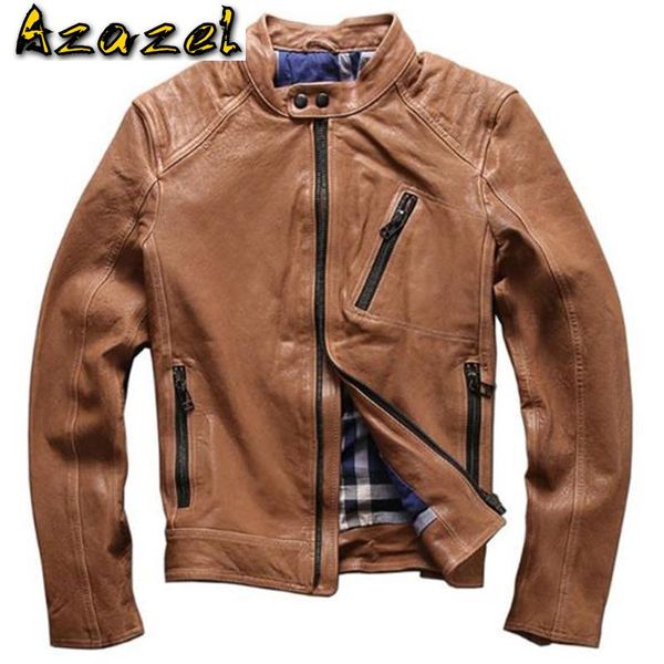 automotive sheepskin jacket coats mens biker genuine leather coats european simple brand pilot man overcoats male clothing a593, Black
automotive sheepskin jacket coats mens biker genuine leather coats european simple brand pilot man overcoats male clothing a593, Black