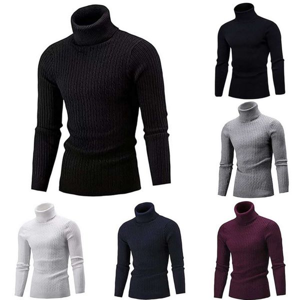 autumn and winter men solid color turtleneck slim fit long sleeve wild twist patterned sweater8uy, Black
autumn and winter men solid color turtleneck slim fit long sleeve wild twist patterned sweater8uy, Black