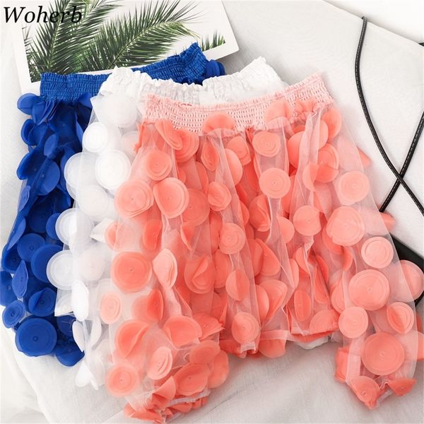 woherb fashion elegant slash neck puff sleeve see through blouse women mesh patchwork 3d flower shirts korean new lj200811, White
woherb fashion elegant slash neck puff sleeve see through blouse women mesh patchwork 3d flower shirts korean new lj200811, White