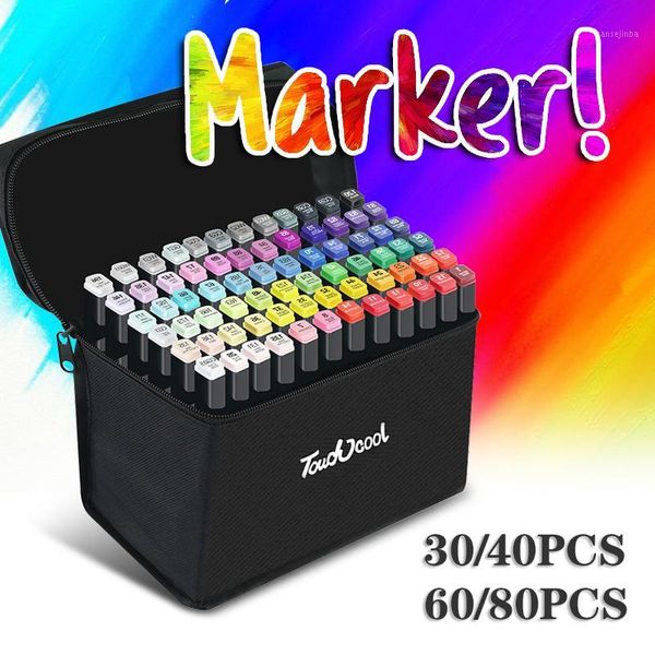 30/40/60/80pcs dual head markers brush pens alcohol based ink marker pen art supplies drawing tool for manga design1
30/40/60/80pcs dual head markers brush pens alcohol based ink marker pen art supplies drawing tool for manga design1