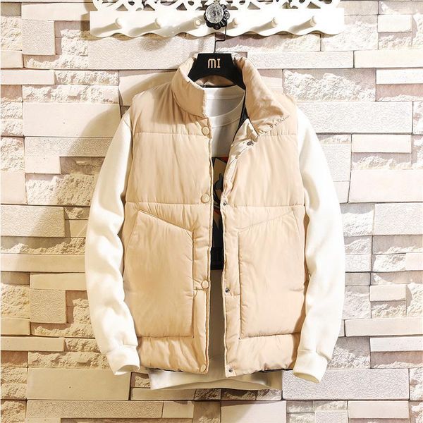 men's vests s-3xl couples warm vest designer streetwear fashion winter working jacket sleeveless work plain color waistcoat male xxxl1, Black;white
men's vests s-3xl couples warm vest designer streetwear fashion winter working jacket sleeveless work plain color waistcoat male xxxl1, Black;white