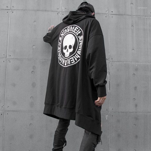 men's hoodies & sweatshirts autumn winter extra long loose hoodie jacket for men skull print black color hip hop rock style1
men's hoodies & sweatshirts autumn winter extra long loose hoodie jacket for men skull print black color hip hop rock style1
