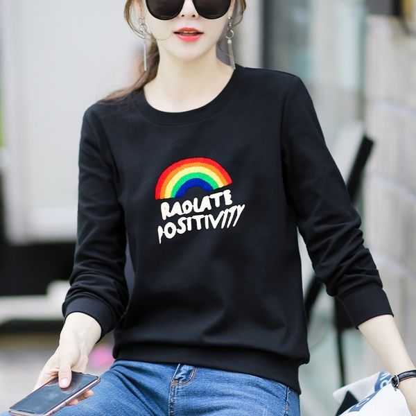 kwo6o neck winter 2020 new round autumn cashmere women's wear rainbow embroidered sweater embroidery temperament versatile black thin
kwo6o neck winter 2020 new round autumn cashmere women's wear rainbow embroidered sweater embroidery temperament versatile black thin