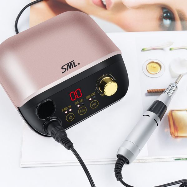 35000rpm touch screen electric nail drill manicure equipment nails drills polish pedicure polisher grinding cutter machine, Silver
35000rpm touch screen electric nail drill manicure equipment nails drills polish pedicure polisher grinding cutter machine, Silver