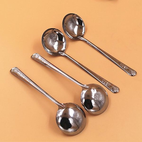 wholesale 100pcs/lot stainless steel spoon eco-friendly simplicity kitchen tableware stainless steel printed handle soup spoon dh0793 t03
wholesale 100pcs/lot stainless steel spoon eco-friendly simplicity kitchen tableware stainless steel printed handle soup spoon dh0793 t03