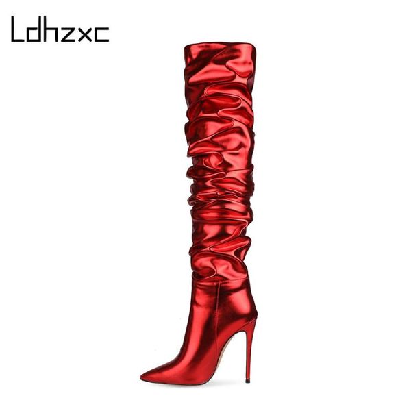 ldhzxc 2020 cowboy western knee high boots women pointed toe pleated european style autumn winter boots thick high heels woman, Black
ldhzxc 2020 cowboy western knee high boots women pointed toe pleated european style autumn winter boots thick high heels woman, Black