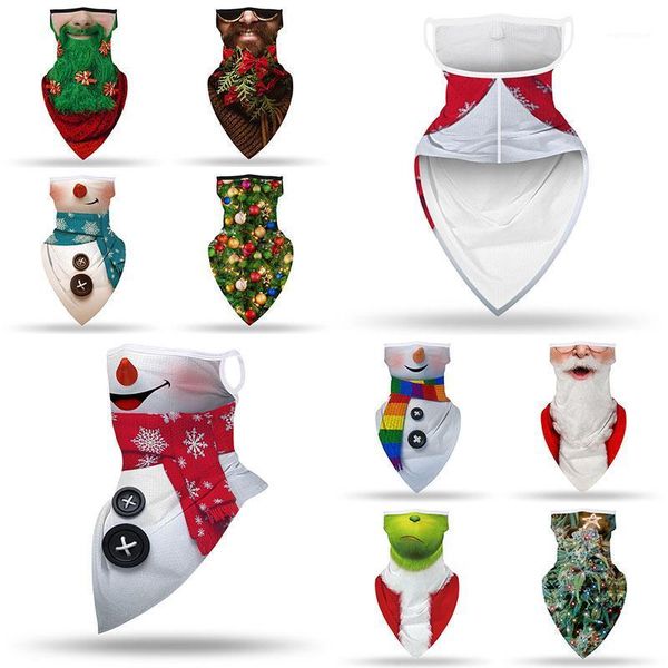 3D Printed Bandana Scarf Women Men Christmas Party Face Mask Scarf Outdoor Headband Riding Masks Xmas Triangle Santa Claus1, Blue;gray
3D Printed Bandana Scarf Women Men Christmas Party Face Mask Scarf Outdoor Headband Riding Masks Xmas Triangle Santa Claus1, Blue;gray