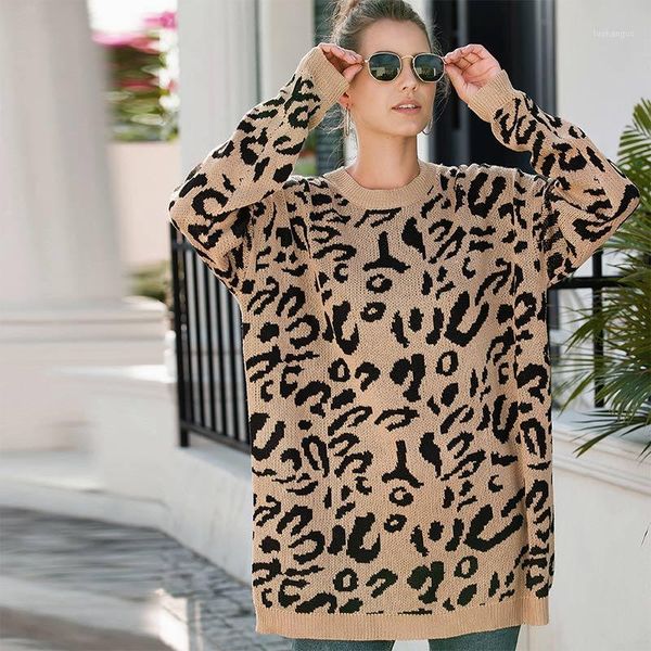 women's leopard knitted oversized sweater pullovers winter chirstmas print sweaters woman 2019 loose casual ladies jumpers1, White;black
women's leopard knitted oversized sweater pullovers winter chirstmas print sweaters woman 2019 loose casual ladies jumpers1, White;black