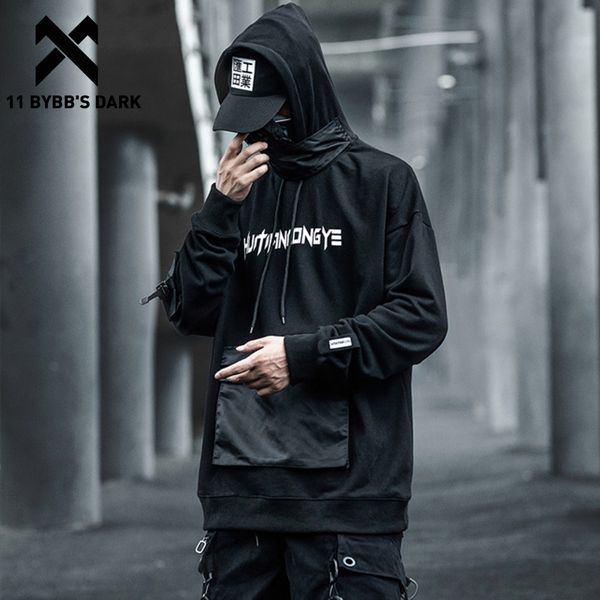 11 bybb's dark harajuku hoodie men japanese dark tactical patchwork streetwear hoodie sweatshirt man cotton pullover outwear 1019, Black
11 bybb's dark harajuku hoodie men japanese dark tactical patchwork streetwear hoodie sweatshirt man cotton pullover outwear 1019, Black