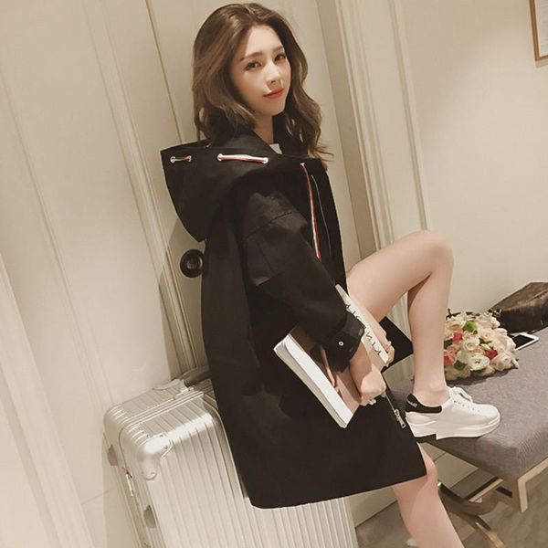 women's trench coats 2021 women's spring and autumn windbreaker black casual solid color hooded long-sleeved cardigan warm loose, Tan;black
women's trench coats 2021 women's spring and autumn windbreaker black casual solid color hooded long-sleeved cardigan warm loose, Tan;black