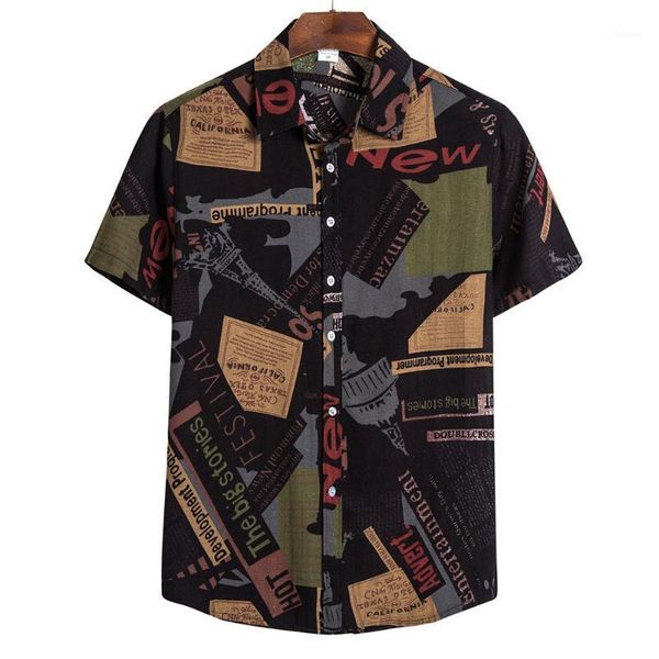 new european and american plus-size men's short-sleeved shirt style printed shirt fan men's1, White;black
new european and american plus-size men's short-sleeved shirt style printed shirt fan men's1, White;black