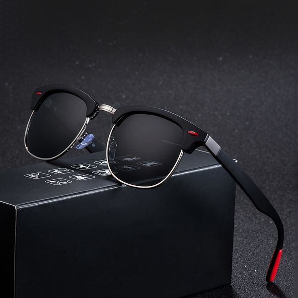 classic polarized sunglasses men 2020 men semi-rimless sun glasses women's sunglasses anti-uv driving eyewear gafas de sol, White;black
classic polarized sunglasses men 2020 men semi-rimless sun glasses women's sunglasses anti-uv driving eyewear gafas de sol, White;black