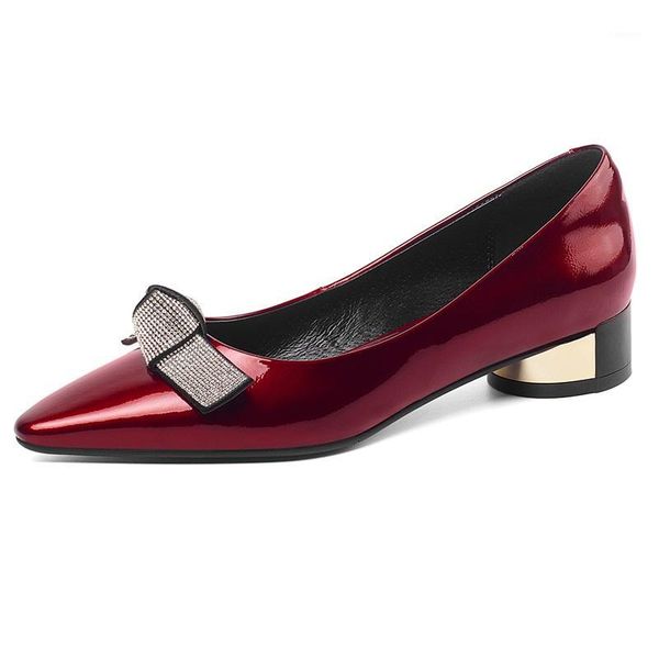 spring new ladies office fashion patent cow leather pumps 2020 med heel pumps women fashion pointed toe shoes woman size 421, Black
spring new ladies office fashion patent cow leather pumps 2020 med heel pumps women fashion pointed toe shoes woman size 421, Black