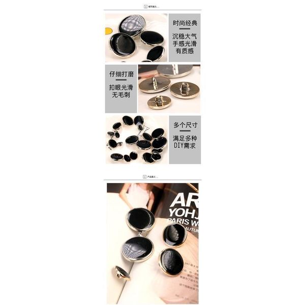 plastic black golden silver buttons for clothing 25mm 30mm sewing accessories 11mm 15mm plating abs button decorative ne bbyaul, Blike;white
plastic black golden silver buttons for clothing 25mm 30mm sewing accessories 11mm 15mm plating abs button decorative ne bbyaul, Blike;white