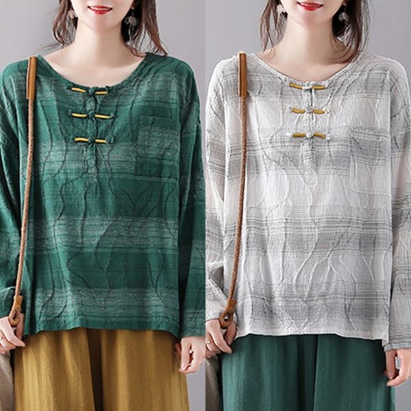 neokw этническая рубашка handmadecotton белье longliterary осень новой полосатой круглого свободного t национального tsleeve рубашки шея баз, White
neokw этническая рубашка handmadecotton белье longliterary осень новой полосатой круглого свободного t национального tsleeve рубашки шея баз, White