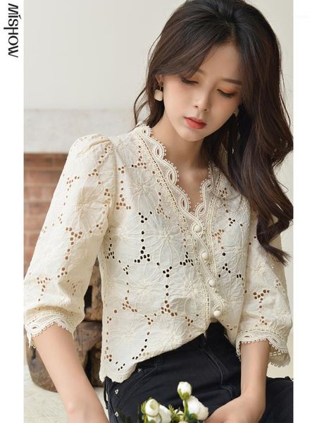 mishow 2020 autumn blouses for women elegant solid hollow out long sleeve lace female casual clothing mx20c43481, White
mishow 2020 autumn blouses for women elegant solid hollow out long sleeve lace female casual clothing mx20c43481, White