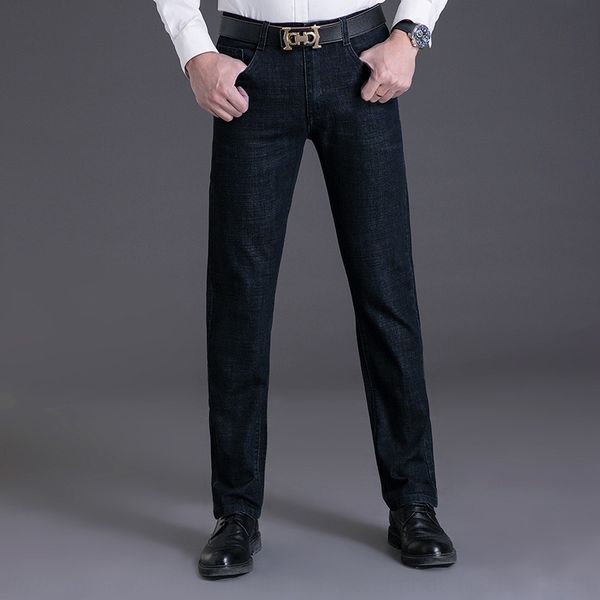 imywd 2019 long pantscasual jeans and straight new jeans young and middle-aged casual pants men's mid-waist korean autumn men's sp, Blue
imywd 2019 long pantscasual jeans and straight new jeans young and middle-aged casual pants men's mid-waist korean autumn men's sp, Blue