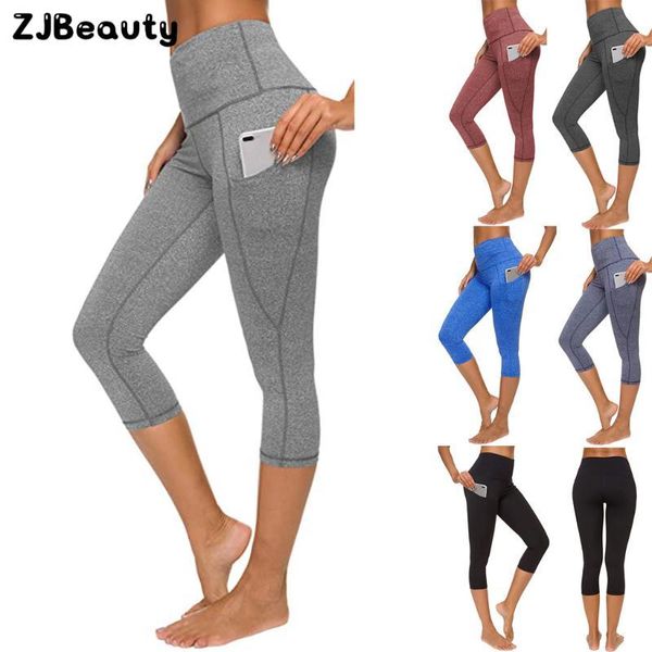 fitness high waist legging tummy control women tight elastic quick dry solid color pocket capris seamless yoga pant kg-364, White;red
fitness high waist legging tummy control women tight elastic quick dry solid color pocket capris seamless yoga pant kg-364, White;red