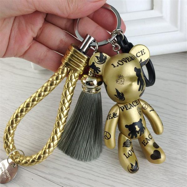 keychains fashion leather keychain tassel gloomy bear keyring women bag charms man car key chains trinket jewelry party gift, Silver
keychains fashion leather keychain tassel gloomy bear keyring women bag charms man car key chains trinket jewelry party gift, Silver