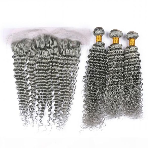 deep wave brazilian silver grey human hair 3bundles with lace frontal pure grey color 13x4 full lace frontal closure with weaves 4pcs lot, Black;brown
deep wave brazilian silver grey human hair 3bundles with lace frontal pure grey color 13x4 full lace frontal closure with weaves 4pcs lot, Black;brown