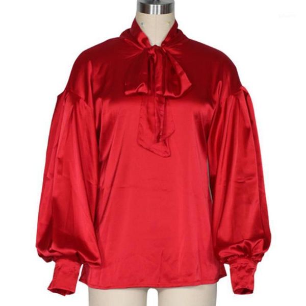 2020 elegant women satin blouses formal office lady bow tie lantern sleeve shirts vintage casual party tunic summer blouses 1, White
2020 elegant women satin blouses formal office lady bow tie lantern sleeve shirts vintage casual party tunic summer blouses 1, White