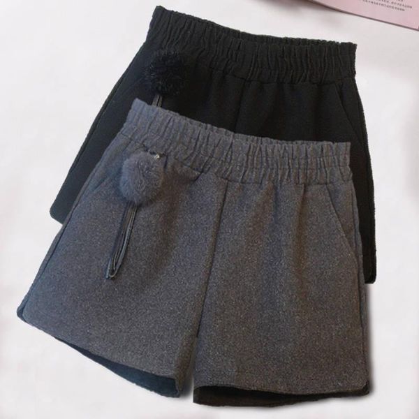 women's shorts 2021 women autumn and winter high waist solid casual loose thick warm straight booty fashion pockets, White;black
women's shorts 2021 women autumn and winter high waist solid casual loose thick warm straight booty fashion pockets, White;black
