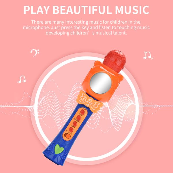 kid cute model music microphone toy with sounds amplification playing music educational microphone toy kid musical gift
kid cute model music microphone toy with sounds amplification playing music educational microphone toy kid musical gift