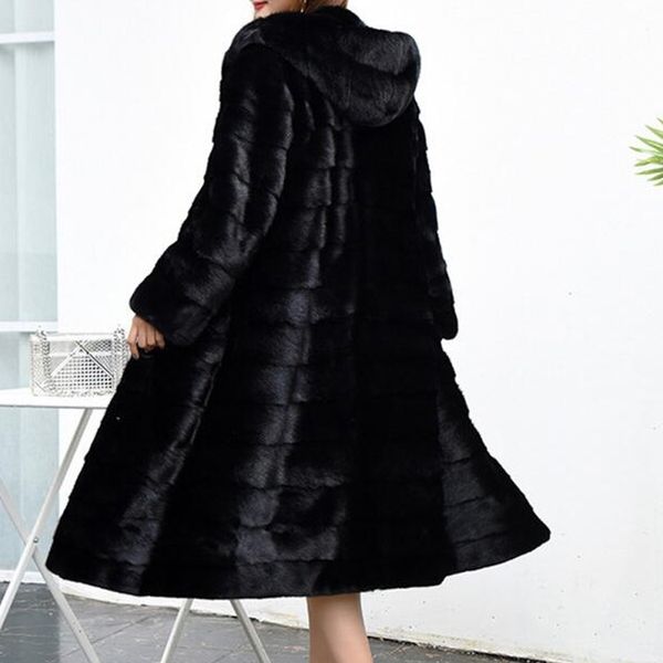 new real genuine natural rabbit fur coat with hood women's fashion fur jacket outwear custom any size 201112, Black
new real genuine natural rabbit fur coat with hood women's fashion fur jacket outwear custom any size 201112, Black
