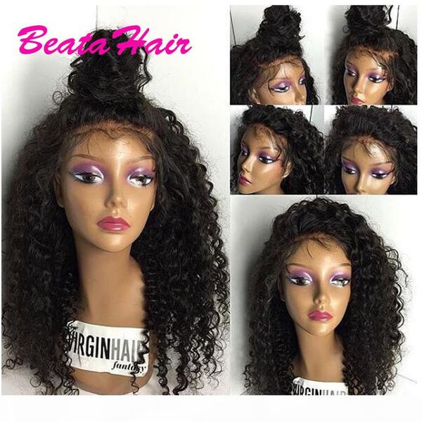 8a brazilian full lace wig glueless lace front human hair wig afro kinky curly wig for black women, Black;brown 
8a brazilian full lace wig glueless lace front human hair wig afro kinky curly wig for black women, Black;brown