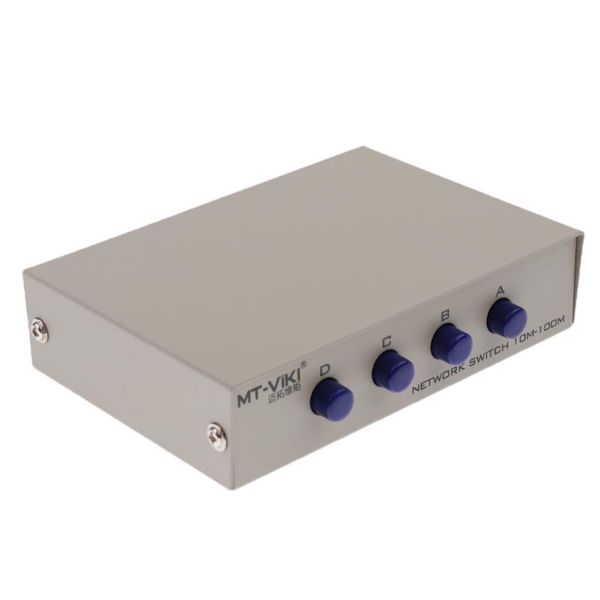 network switches 4 port a b manual sharing switch box 4in1 1in4 rj45 ethernet switcher 100m 4-port interface
network switches 4 port a b manual sharing switch box 4in1 1in4 rj45 ethernet switcher 100m 4-port interface